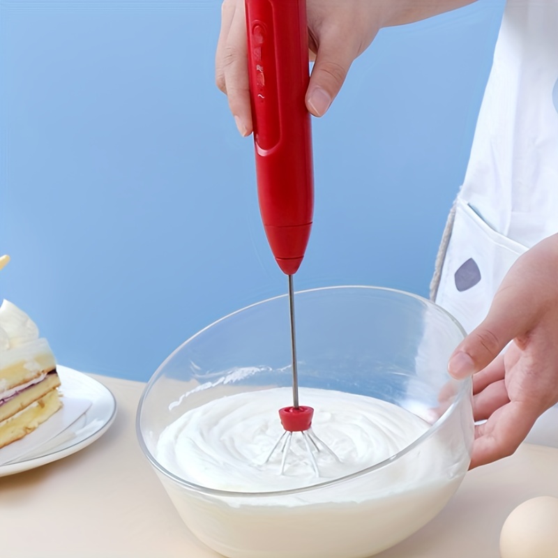 1 pza Batidora de mano para espuma de leche con - Temu