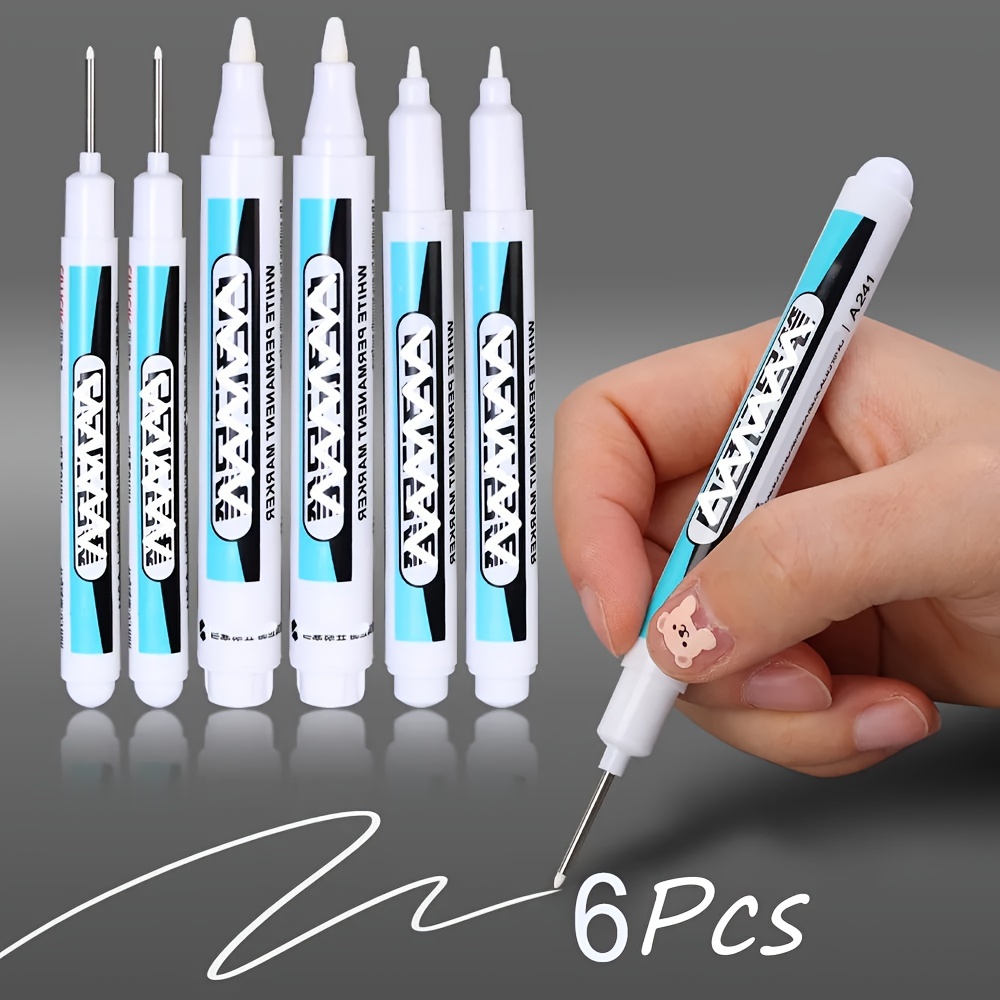 White Marker Pen Graffiti Pens Waterproof Gel Pencil Tire - Temu
