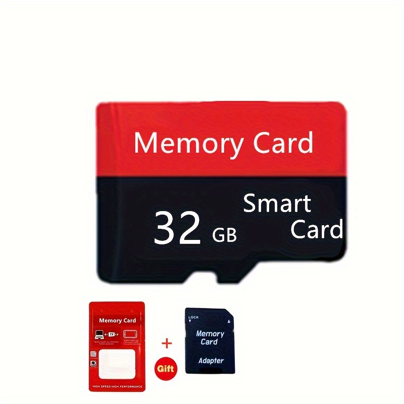 1pc 16GB/32GB/64GB/128GB Carte Mémoire Haute Vitesse Avec Adaptateur Carte  TF Stickdrive Mini Carte SD Flash Carte Sd Pour Smartphone/appareil Photo -  Temu France