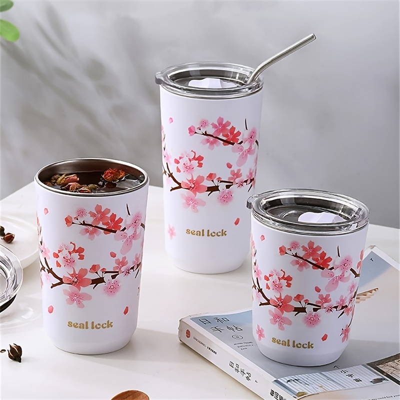 Vacuum Flask With 2 Cup Lids 304 Stainless Steel Tea Cup Car - Temu