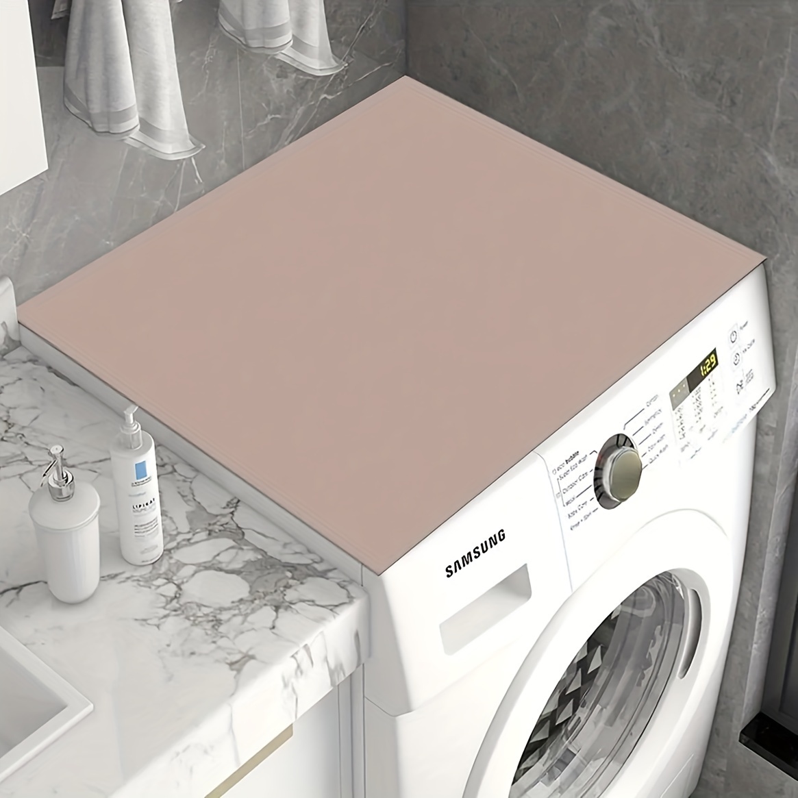 Washer And Dryer Top Protector, Protective Silicone Rubber Mat For