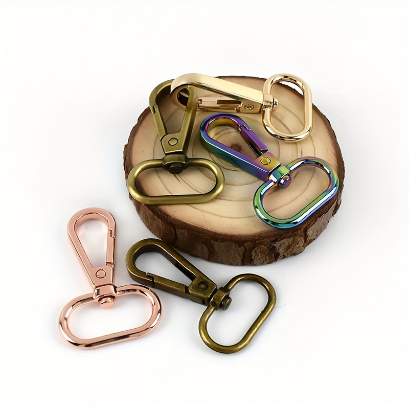 5/10Pcs Metal Swivel Clasp Buckle for Bag Strap O Ring Handbag