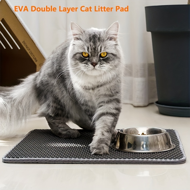 Large Cat Litter Trapper Double Layer Mat Waterproof Floor