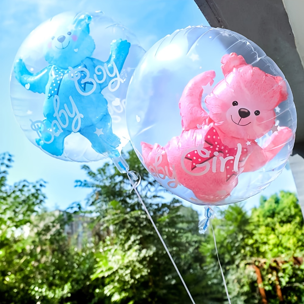 Cute Bear Birthday Party Balloon Decoration Perfect Theme - Temu