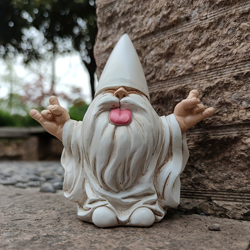 1 Stk. Rocker Gnome Gartenfigur Feengarten Gartenzwerge - Temu Germany