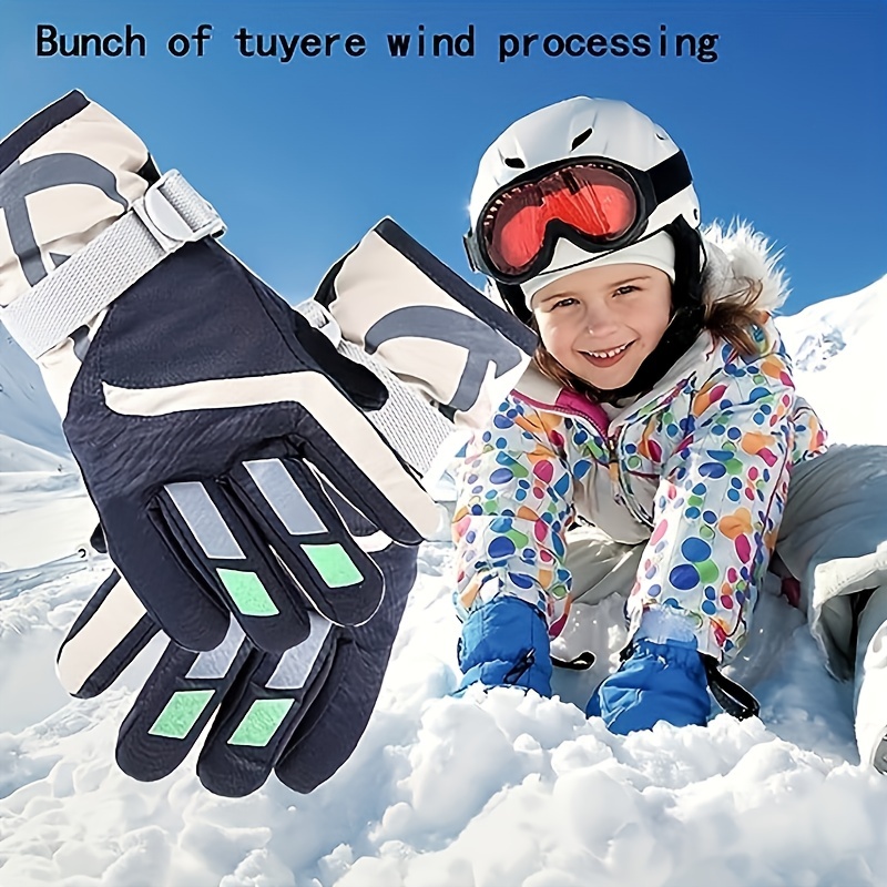 Guantes de esquí Guantes de nieve para hombre y mujer, impermeables y  resistentes al viento, guantes con pantalla táctil para ciclismo, snowboard,  conducción, trabajo al aire libre