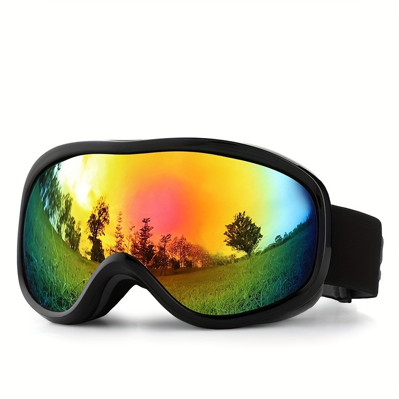Winter Ski Goggles Winter Outdoor Ski Goggles Double Layers Lens Anti-fog  Snow Sunglasses for Men Women Windproof Uv for Cycling