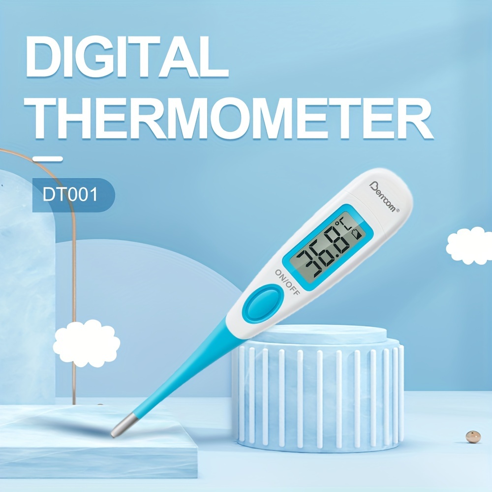 Oral Thermometer, Baby Digital Medical Thermometer, Oral and Rectal  Thermometer for Kids Infants and Adults, Waterproof Thermometer with Fever  Alarm