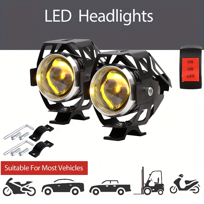 80w 5-3/4 » 5,75 » Lumière Led pour Moto Moto Projecteur Projecteur Phares  Jour Feux De Route Clignotant Moto Accessoires
