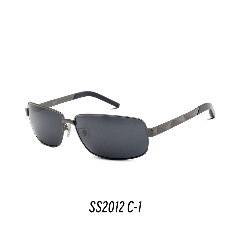 Mens Retro Square Sunglasses For Sports Fishing Driving Golf