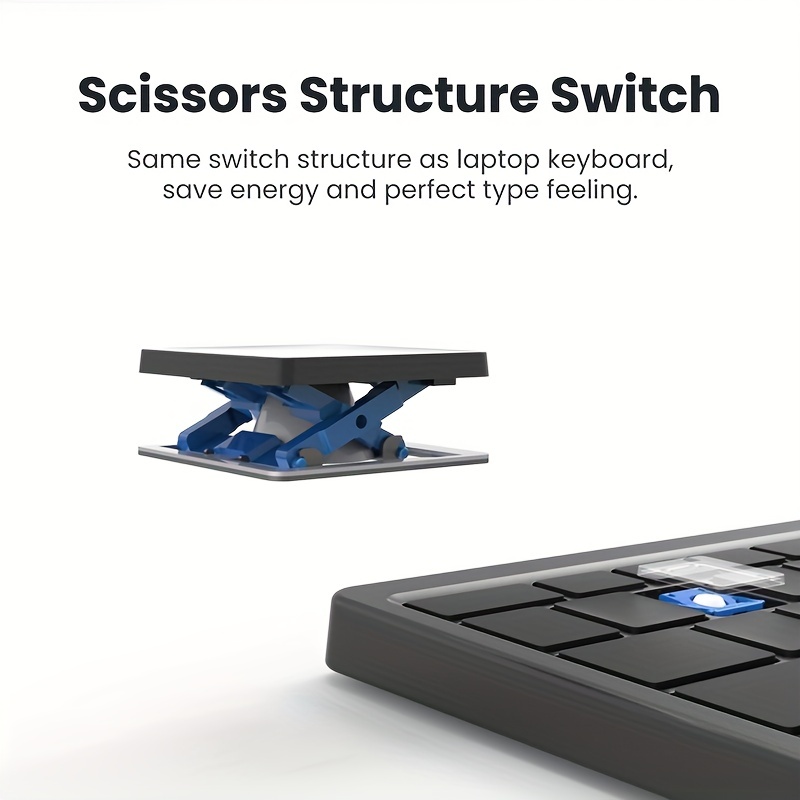 Teclado español multidispositivo con soporte para tablet