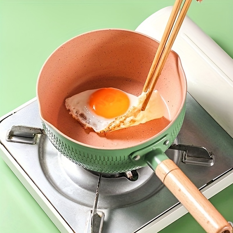 Single Egg Frying Pan Stainless Steel Mini Pan Small Egg Pan Nonstick Egg  Pastry Pan Stay Cool Handle Mini Fry Pan Kitchen Mini - AliExpress