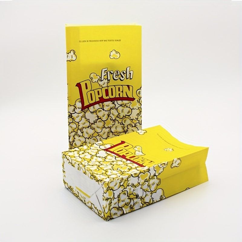 12 cajas de palomitas de maíz de color - Recipientes de papel para