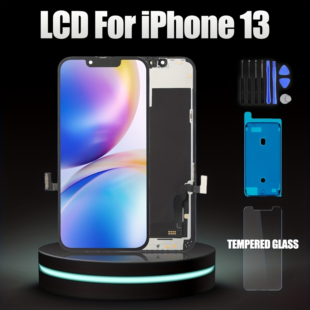 Reemplazo de pantalla compatible con iPhone 11, pantalla LCD de 6.1  pulgadas, digitalizador táctil 3D, kit de reparación completo, con  herramientas de reparación : Celulares y Accesorios 