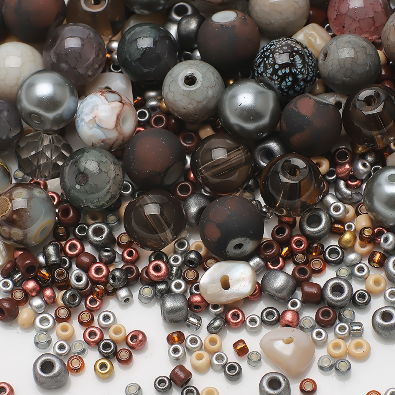 Diy Dark Coffee Color Round Piece Wooden Beads For Diy - Temu