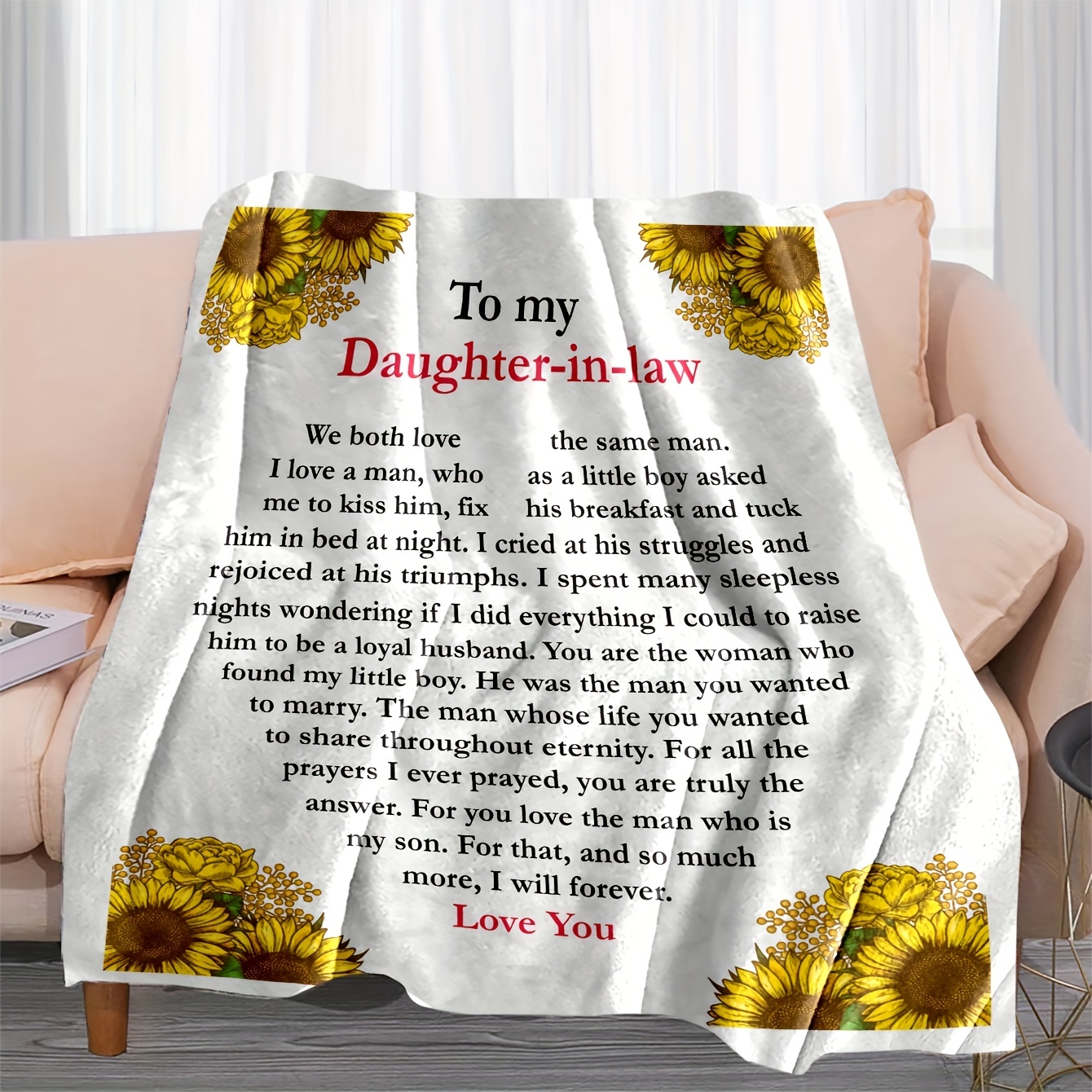 Daughter in law online throw blanket