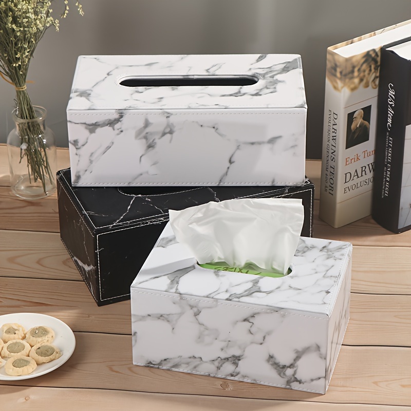 Glacier Pattern Tissue Box Tissue Box Cover Napkin Dispenser - Temu