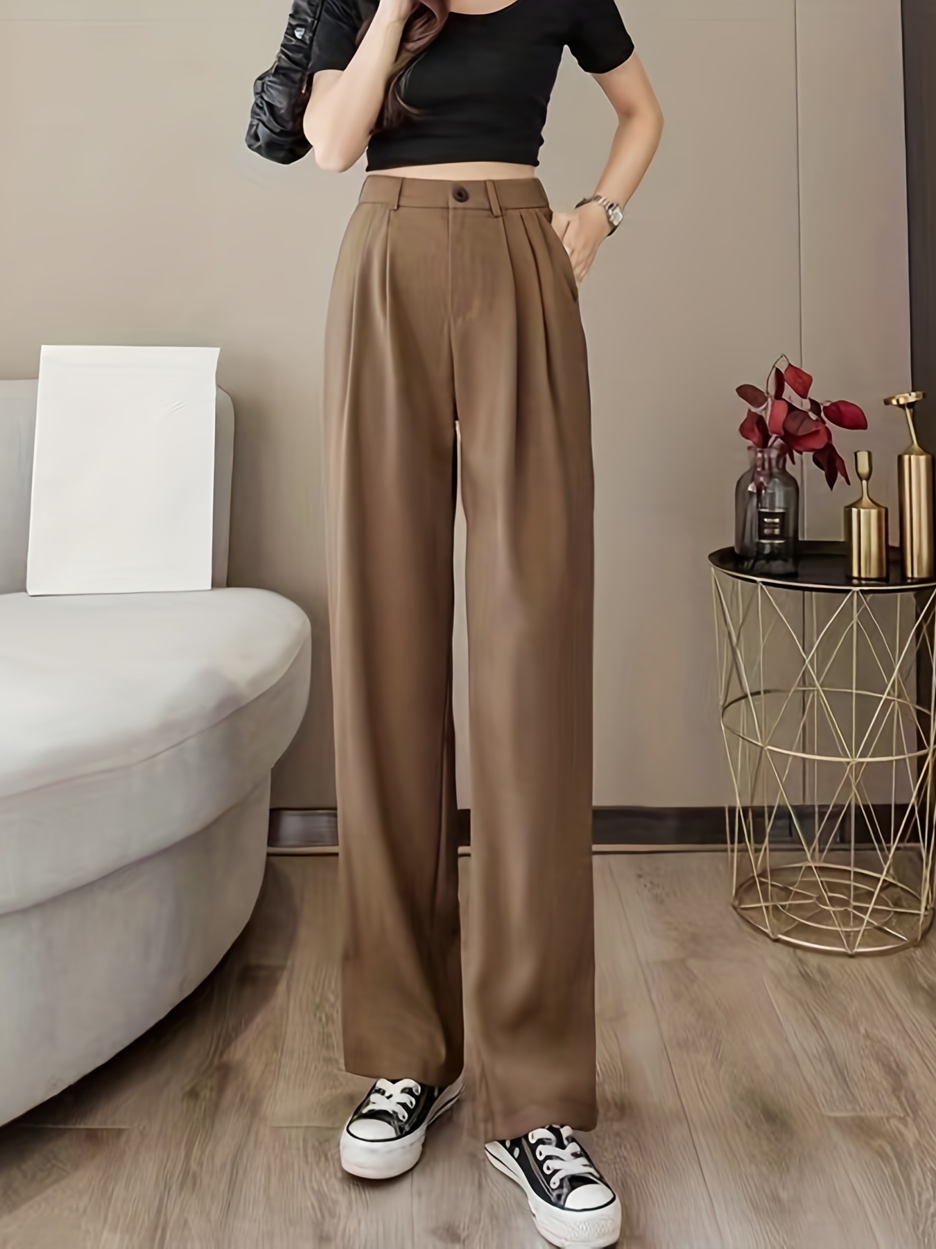 Women's Casual Pants Size 16 Women's Casual Shorts High Elastic Waist  Sports Loose Bottoms Pants Solid Homewear Short Pant Tan Dress Pants for  Women Business Casual : : Clothing, Shoes & Accessories