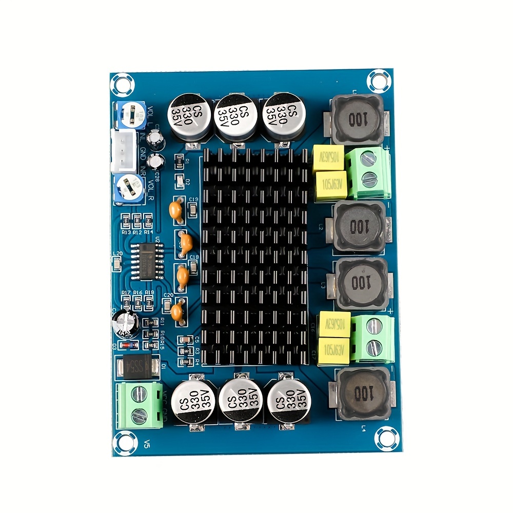 Two-channel Stereo High-power Digital Audio Power Amplifier Board