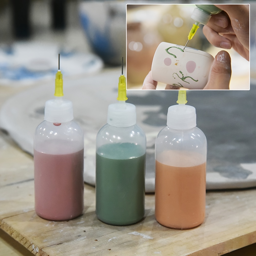10Pcs Fine Tip Glue Bottles Applicators, Refill Liquid Bottles, Glue Bottle  for Oil Small Gluing Projects DIY Crafts Black