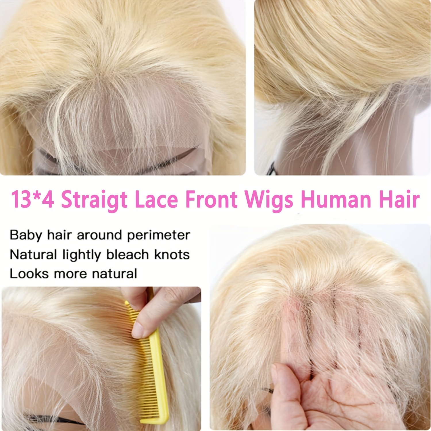 613 Lace Front Wigs Human Hair Body Wave 613 Hd Lace Frontal Temu