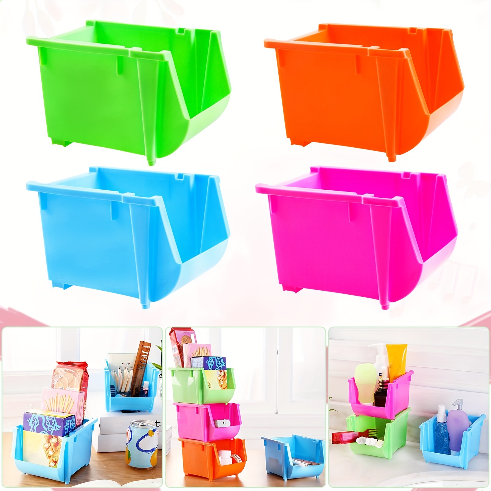 Mini Box Organizers -Craft-Storage-for Desk, Bathrooms, Kids' room