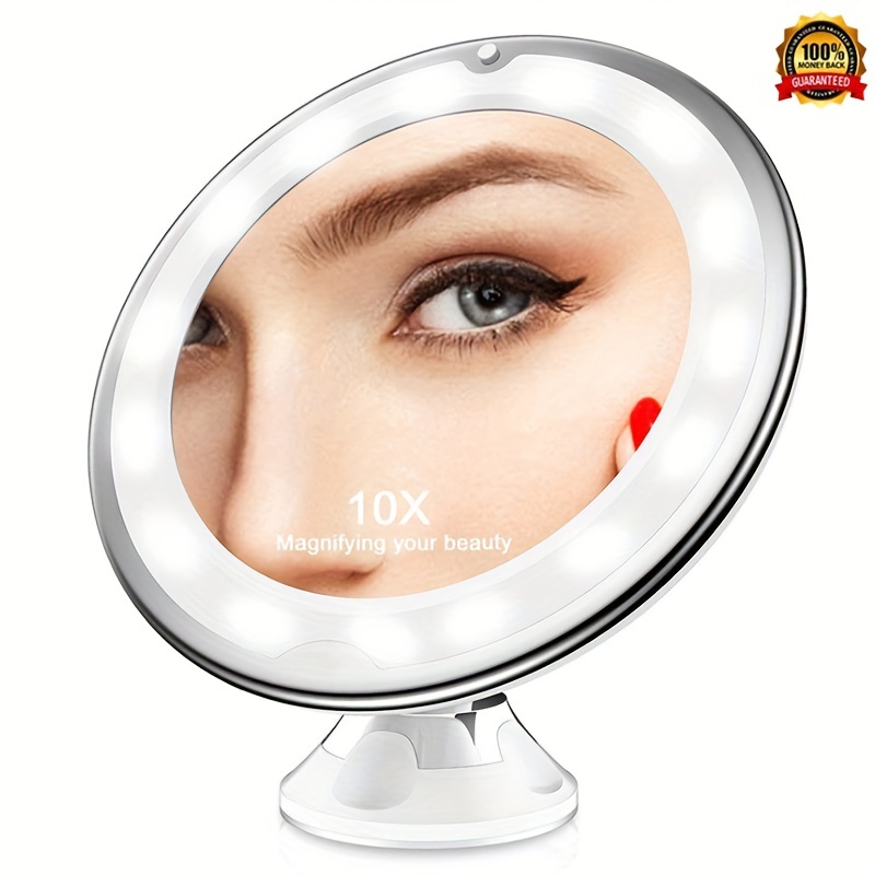 10X Flexible Magnifying Makeup Mirror