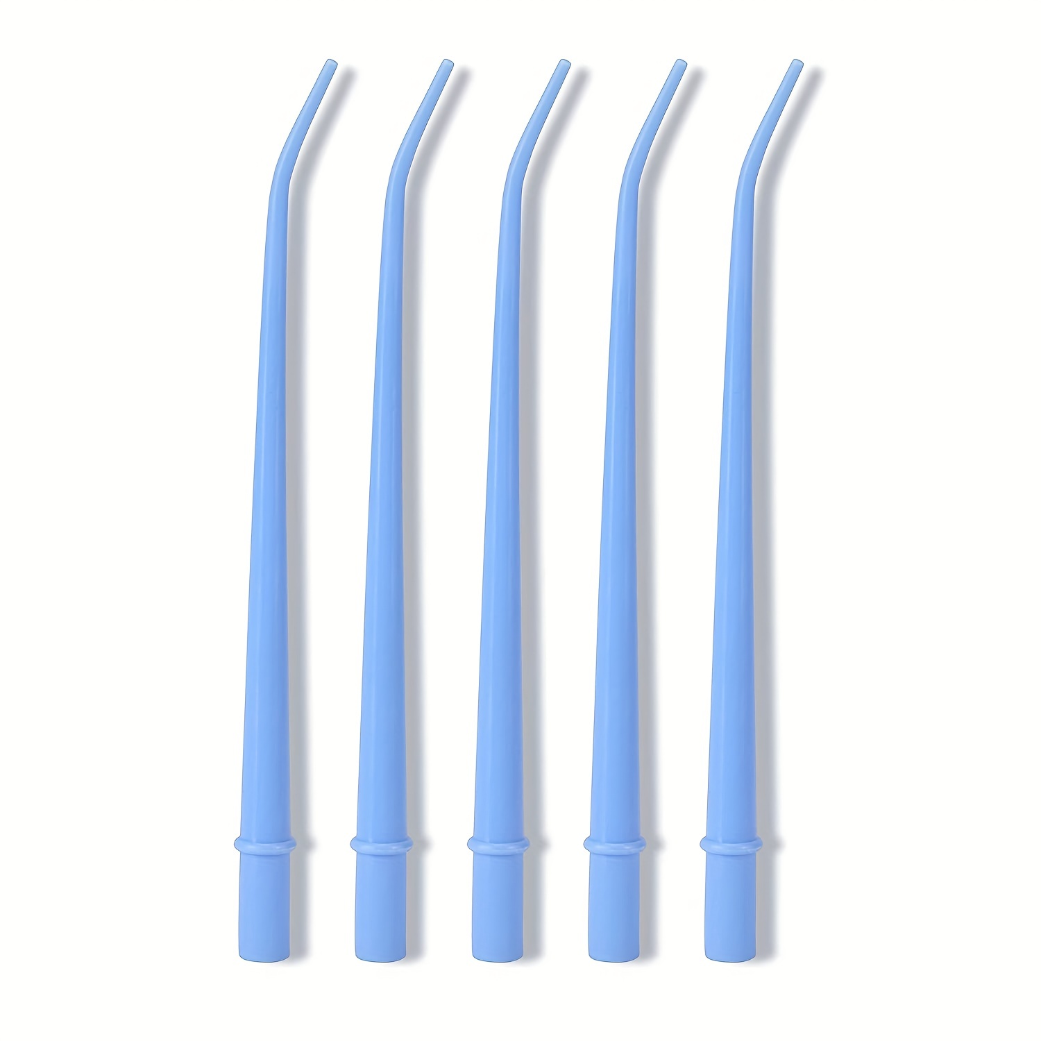 25pcs Disposable Plastic Curved Tips Surgical Aspirator