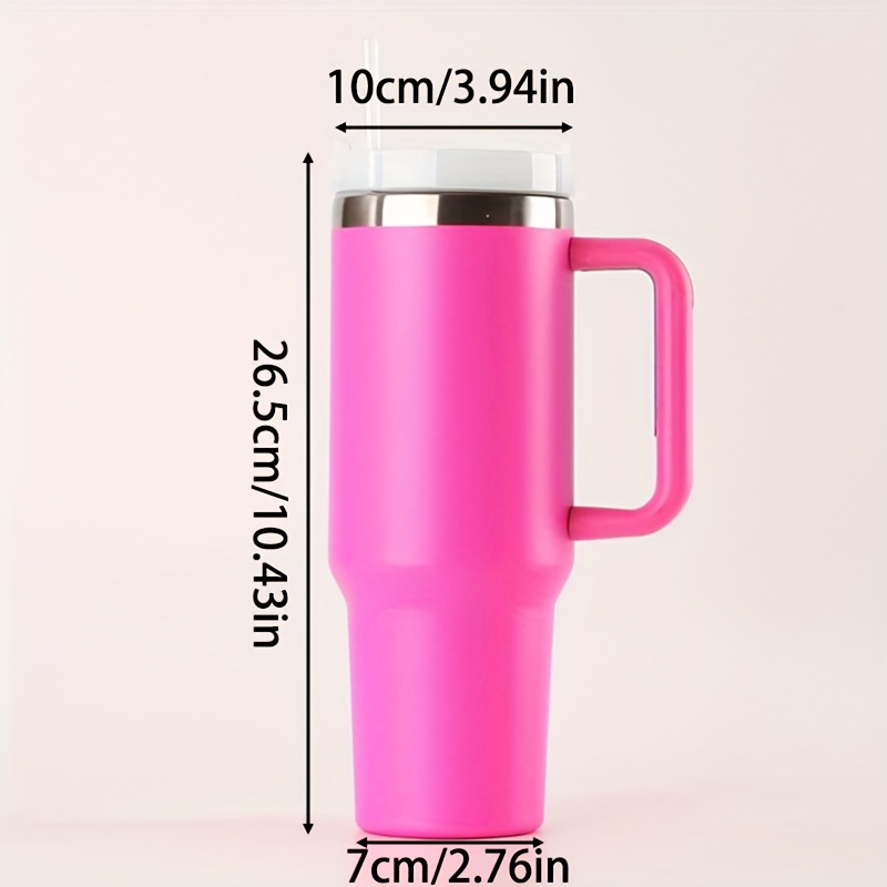 Stainless Steel Double Wall Tumbler With Lid And Handle, Heavy Duty Water  Bottles, Water Cups, Summer Drinkware, Kitchen Stuff, Home Kitchen Items -  Temu