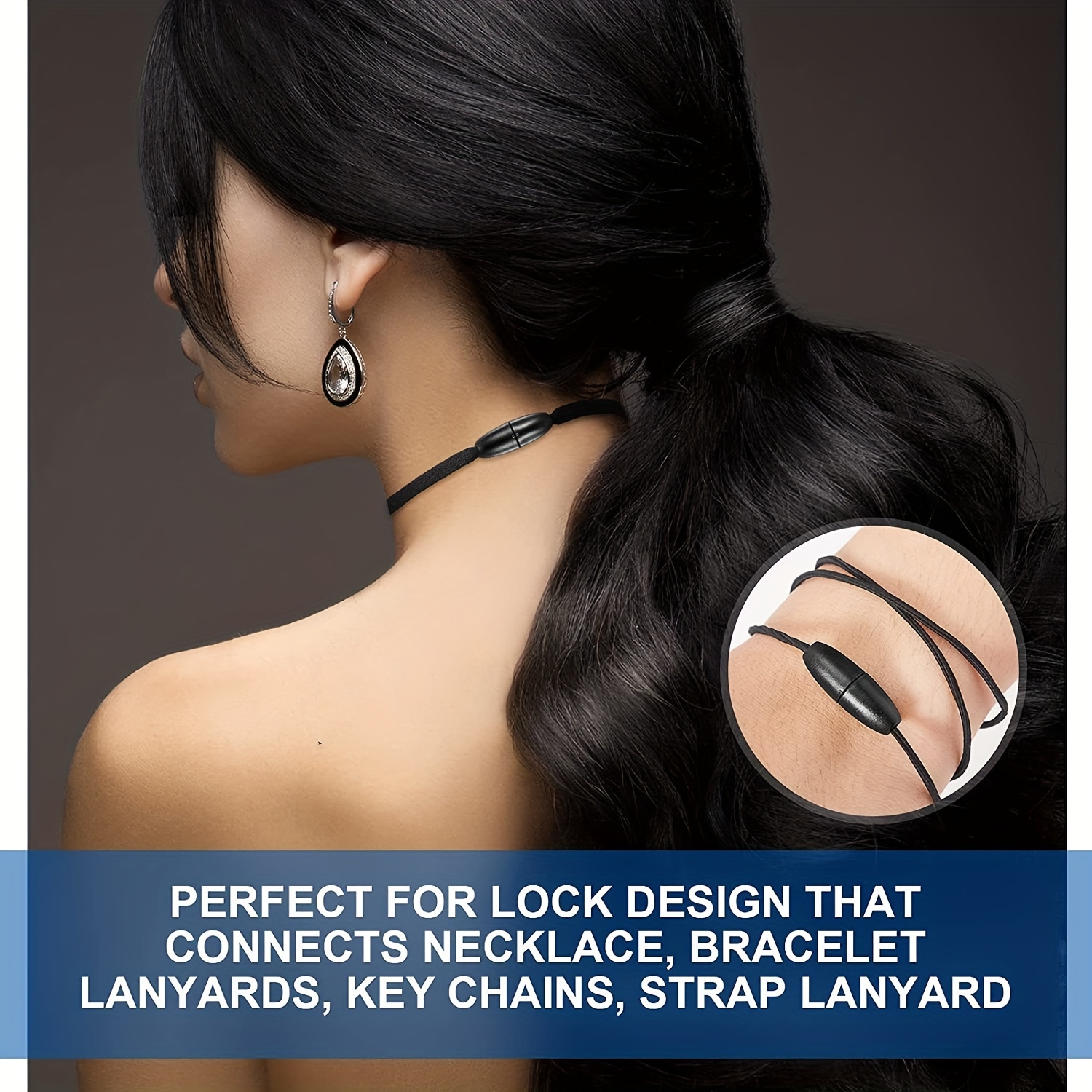 Black Breakaway Clasp for Lanyard Necklaces Bracelets 30 Plastic Breakaway  Clasps Bead Barrel Connectors for Jewelry Making