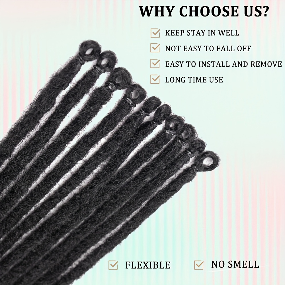 Dreadlock Extensions 10 Strands Single Ended Hippie Dreads Temu South