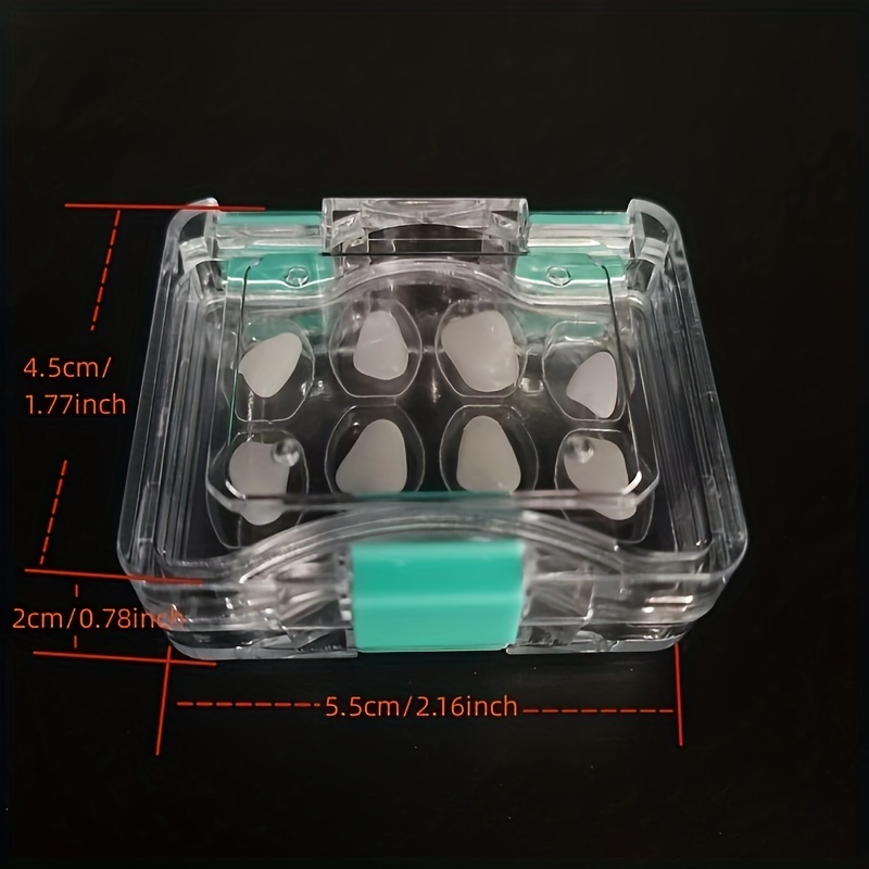 Caja Dientes Dentales Película Materiales Almacenamiento - Temu