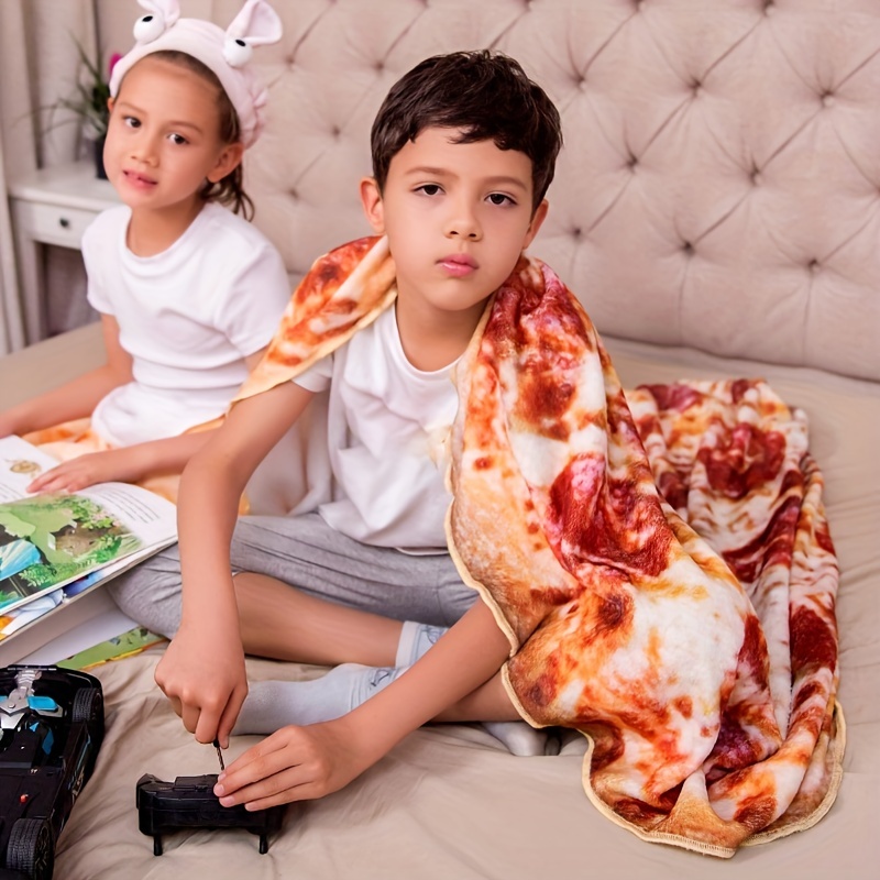  Pizza Blanket Super Soft Flannel Lightweight Throw Blanket for  Living Room Couch Bedroom : Home & Kitchen