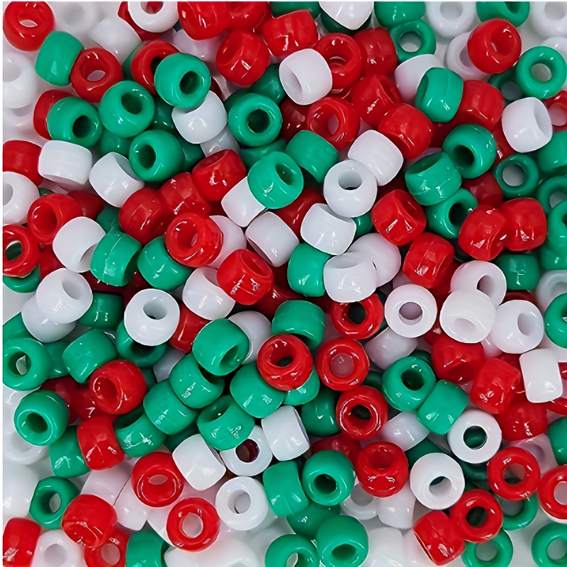 Pony Beads 1100 Pcs, Beads for Jewelry Making, Beads for Bracelets