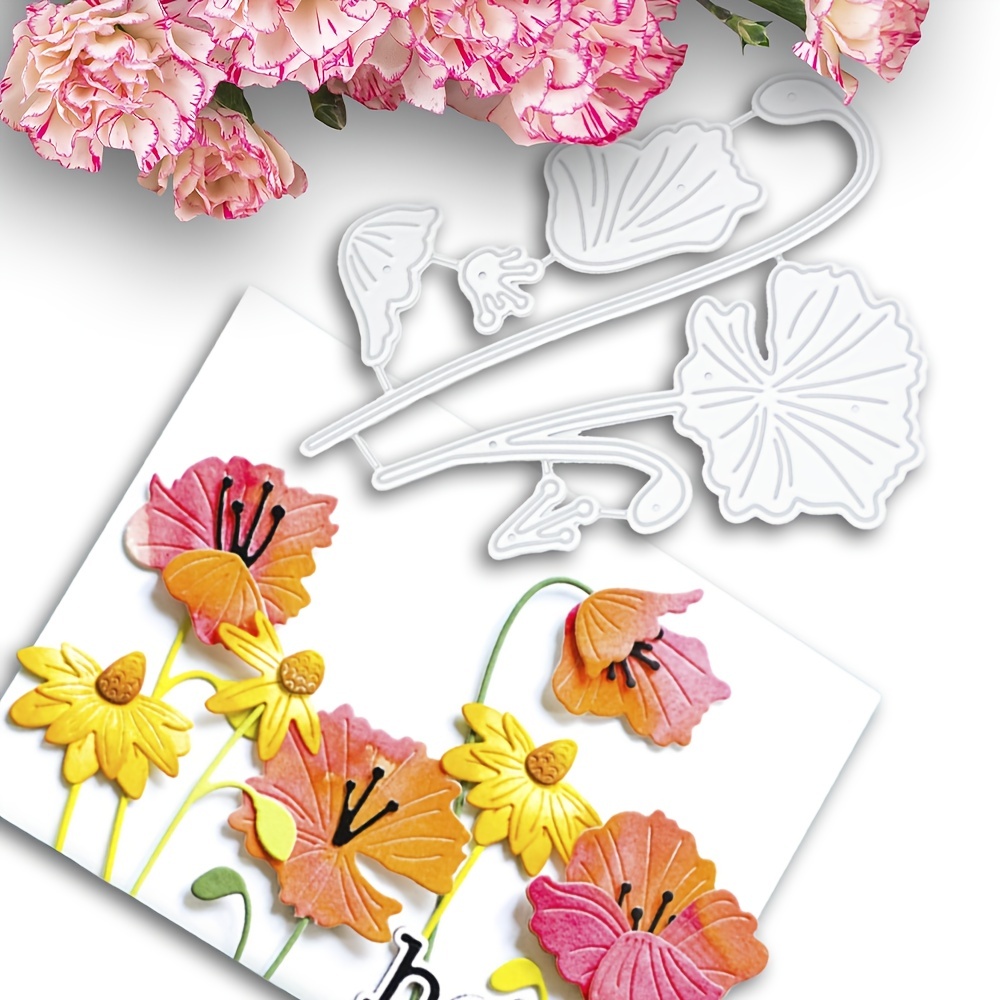 Die Cuts for Card Making Floral Frame Metal Cutting Dies Stencils