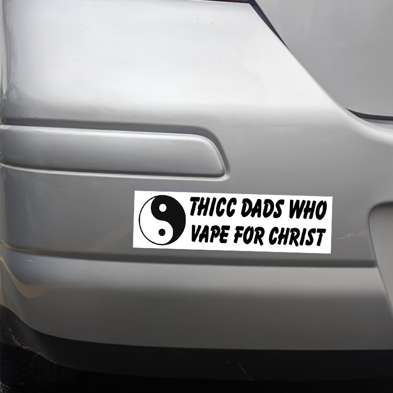 dads vape funny car stickers decor window - Temu Bahrain