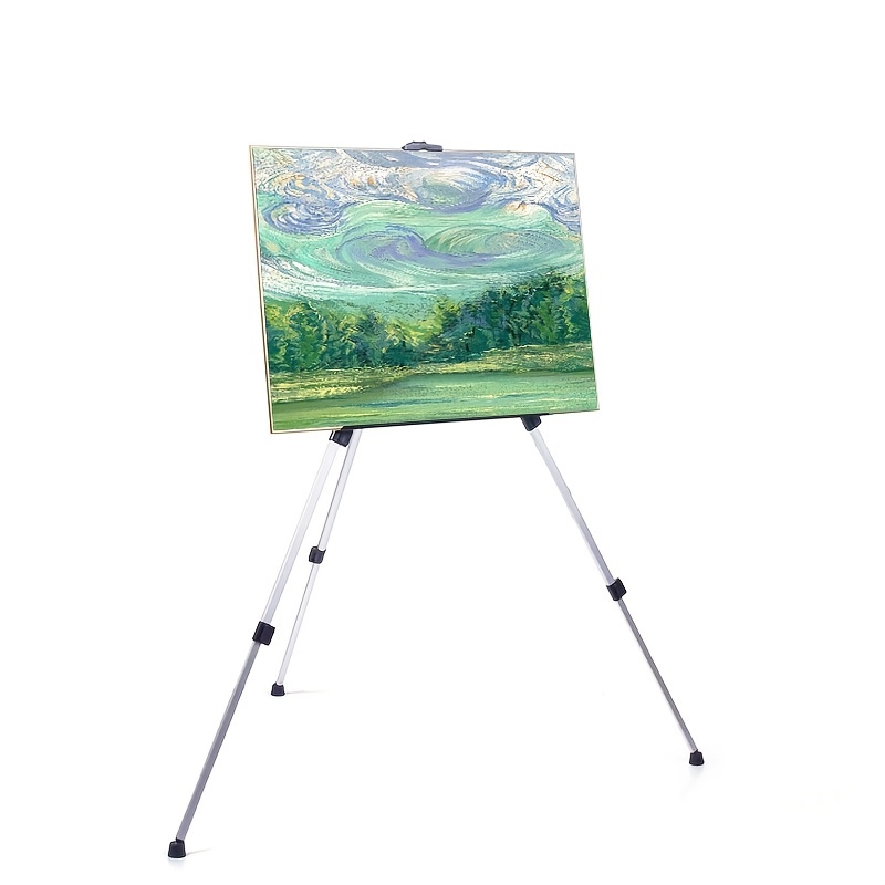  SIGN-W Art Painting Display Easel Stand - Portable Metal Tripod  Artist Easel with Bag, Adjustable Height from 17 to 66, for  Table-Top/Floor Paint, Drawing, and Displaying, Black
