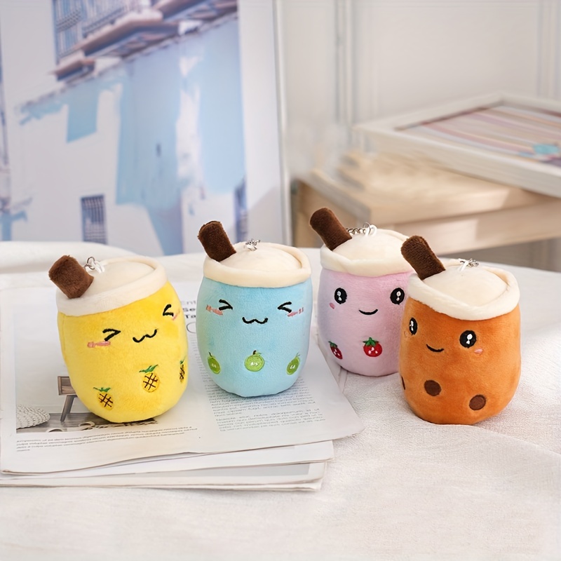 Kawaii Boba Mug Creative Cartoon Ceramic Straw Cup With Lid Cute