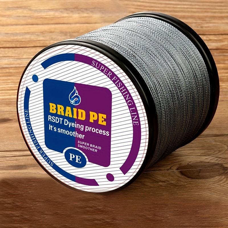 Super Strong Fishing Line - 500m/1640ft 4-Strand Multifilament PE  Anti-abrasion Braided Line for Smooth Long Casting - Available in 10-80 LB  Options