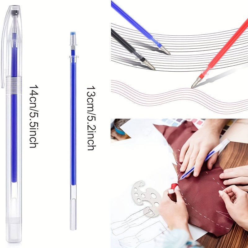 Empty Pen With Refills High Temperature Erasable Fabric - Temu