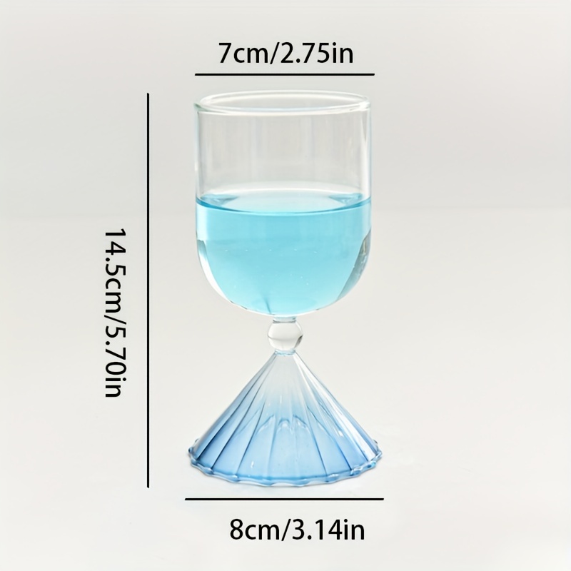 Creative Ice Cream Cup Gradient Color Martini Glass Stemmed Cocktail Glass  Glassware Home Bar Drinkware - Temu