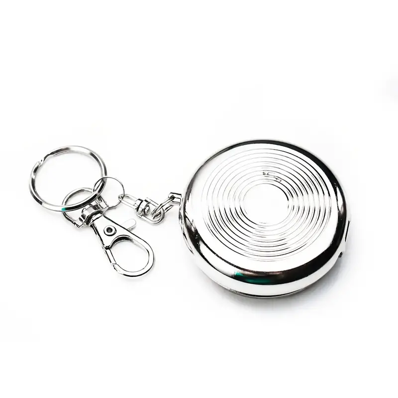 1 Stück Mini-Aschenbecher aus Legierung mit Schlüsselanhänger