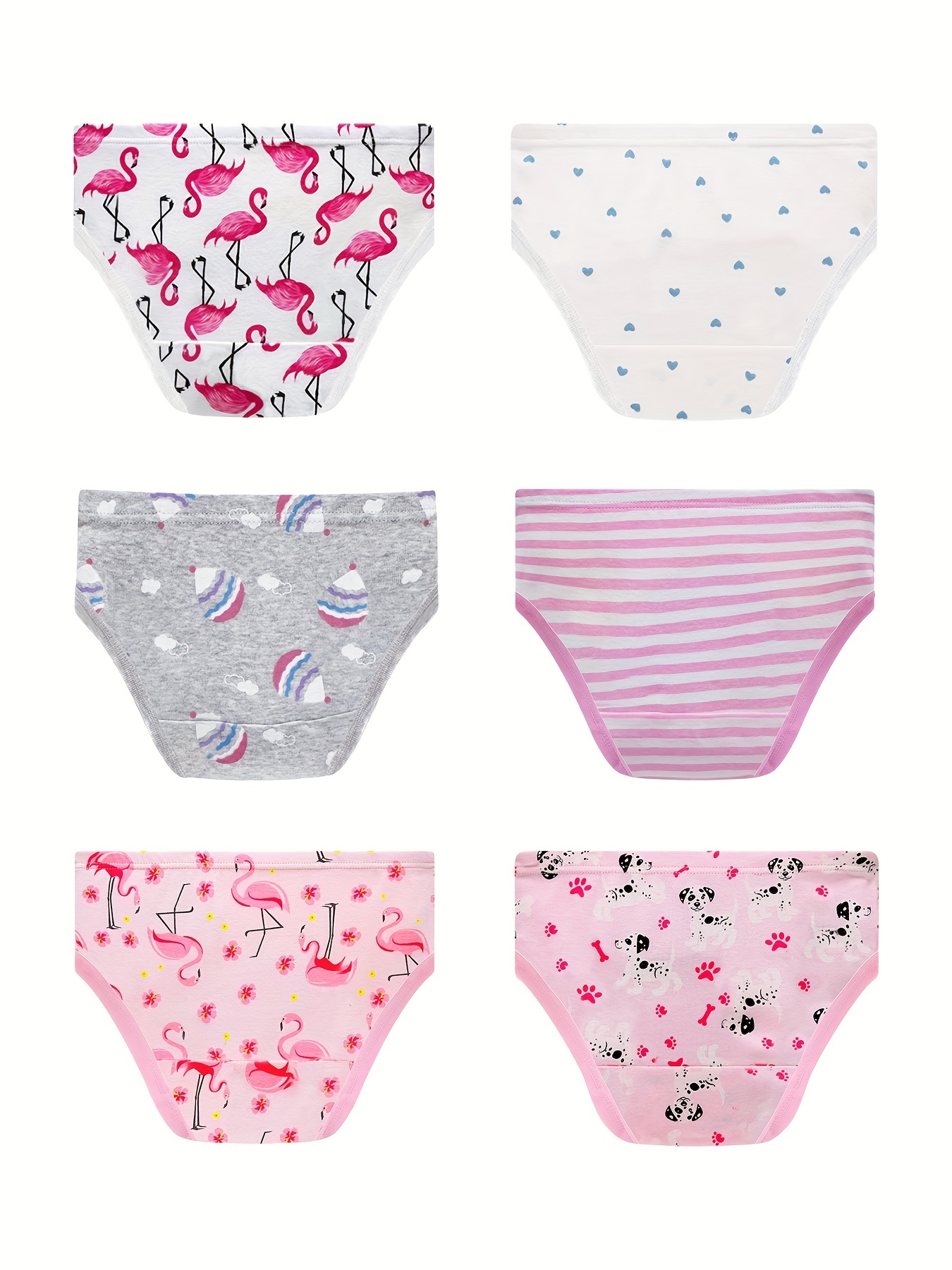 Girls Triangle Panties Cute Cartoon Print Comfortable - Temu