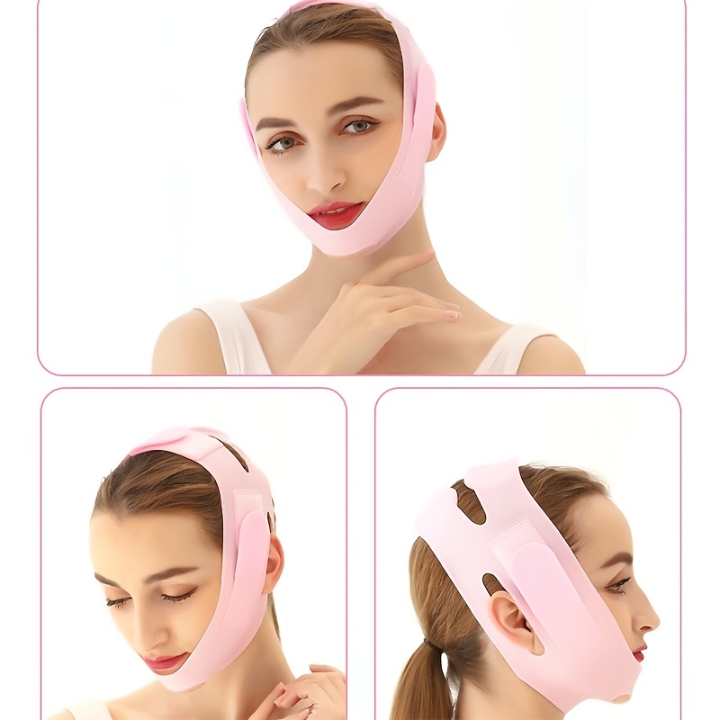 Double Chin Reducer Silicone V Face Mask Lifting V Line - Temu Australia