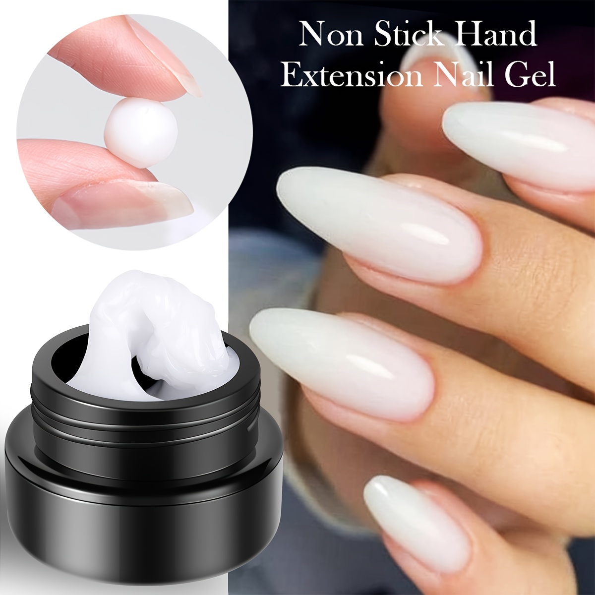 Non Stick Nail Extension Gel, Acrylic Hand Extension Gel