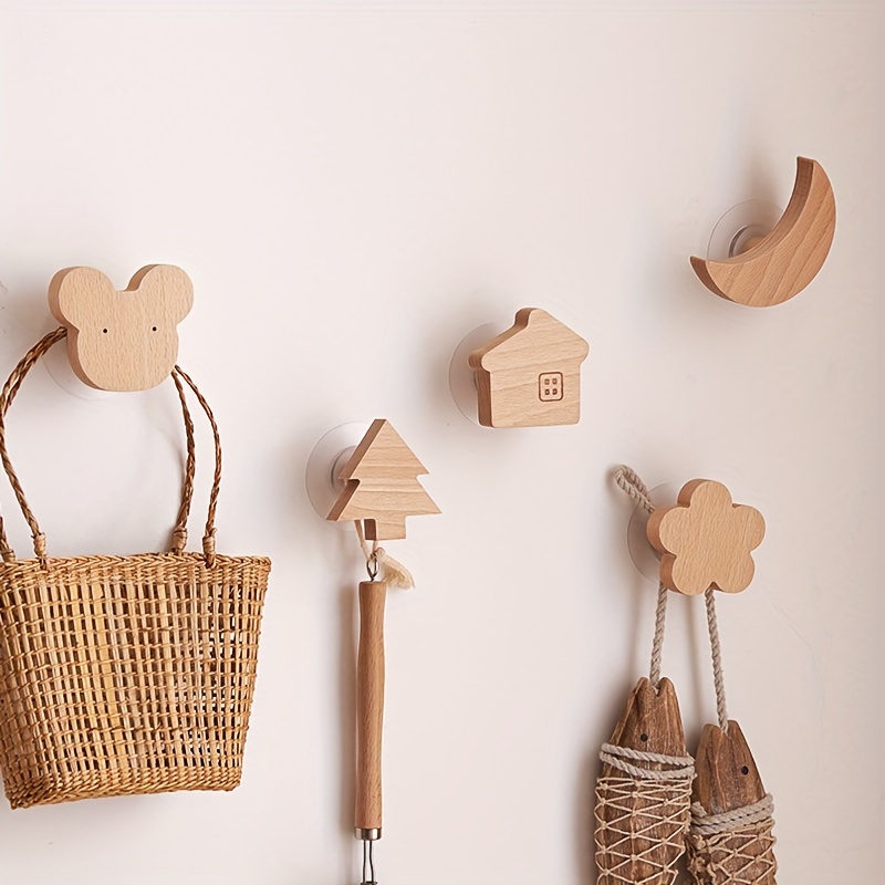 Wooden Hand Shaped Key Hook Wall Hanging Decorative Hand - Temu