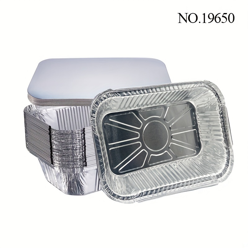 Disposable Aluminum Foil Baking Pan With Cover Air - Temu
