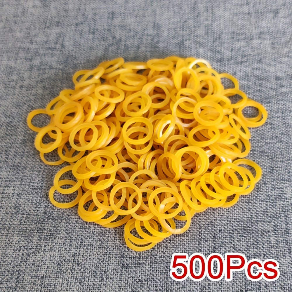 Stretchable Sturdy Yellow Rubber Rings Rubber Elastic Bands - Temu