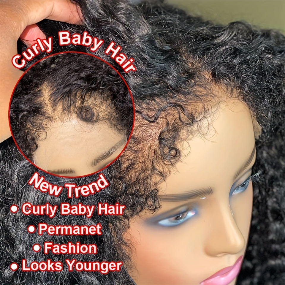 Kinky Afro Curly Lace Peruca 8-24Frontal polegada pré depenados com bebê  brasileiro de cabelo de cabelo humano Perucas - China Lace peruca e cabelos  Perucas preço