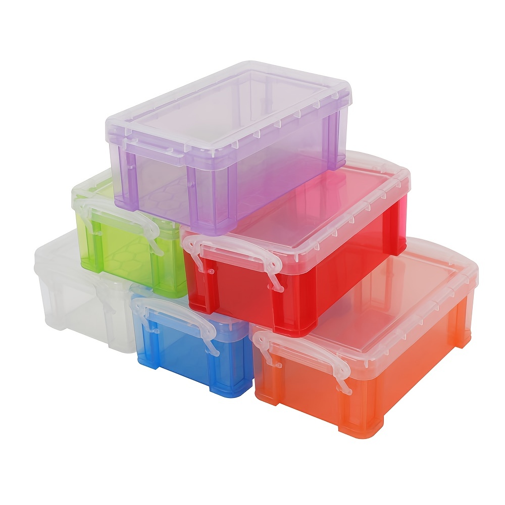 Transparent Plastic Storage Box Photo Storage Box With - Temu
